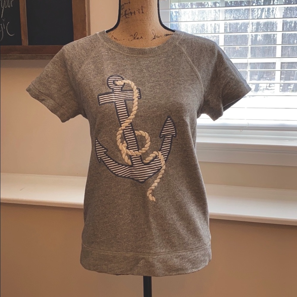 Short Sleeved Sweatshirt